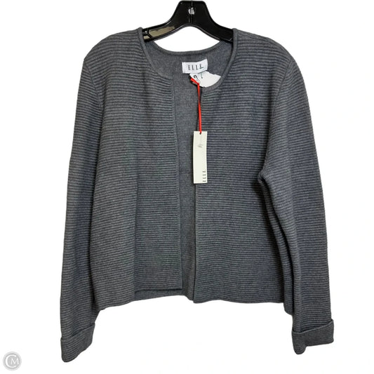 Cardigan By Elle In Grey, Size: L