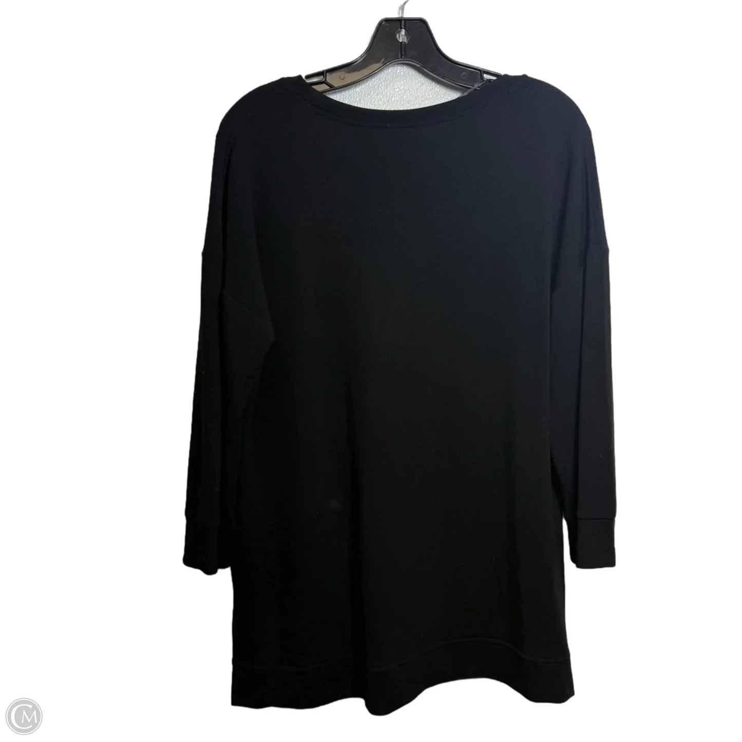 Top Long Sleeve By Cable And Gauge In Black, Size: L