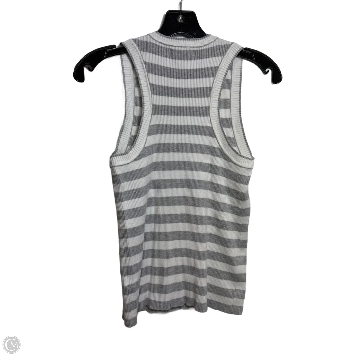 Top Sleeveless Designer By Halston In Striped Pattern, Size: S
