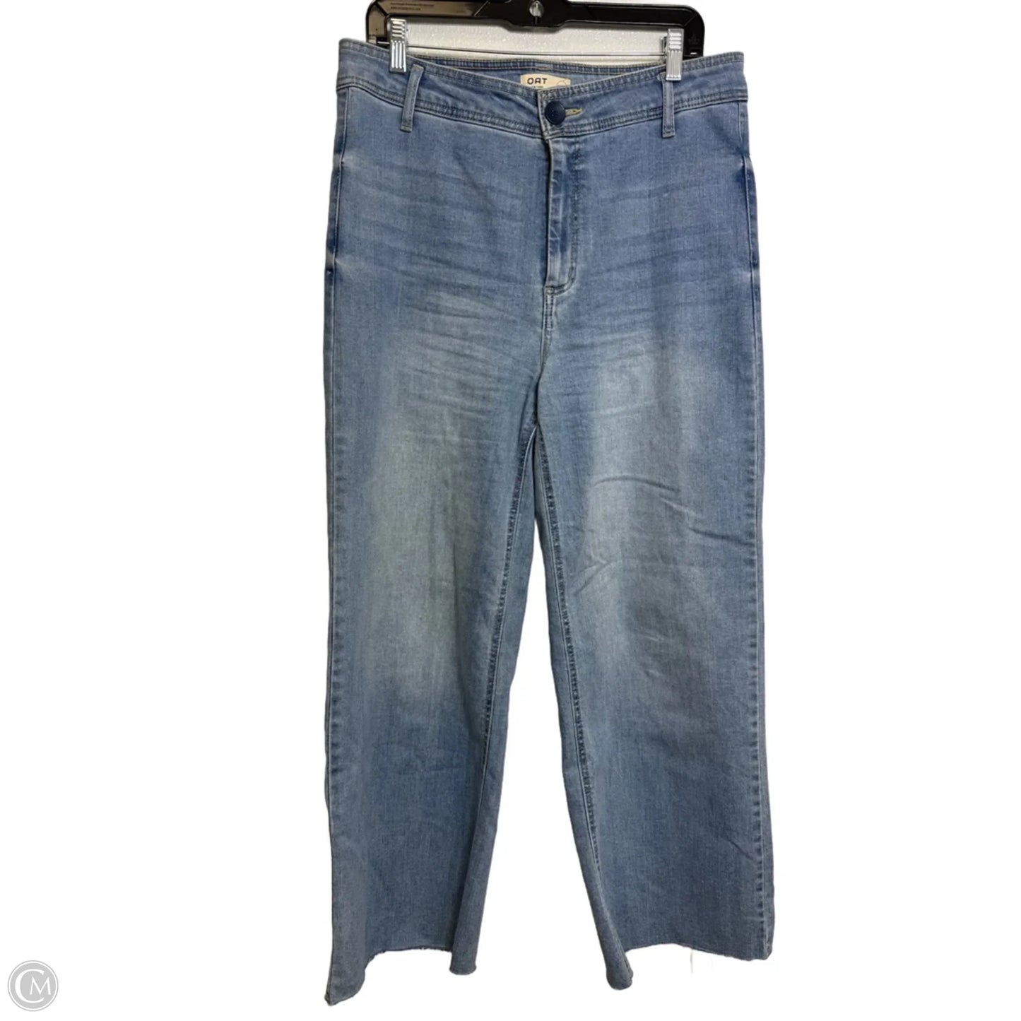 Jeans Wide Leg By Oat In Blue Denim, Size: 12