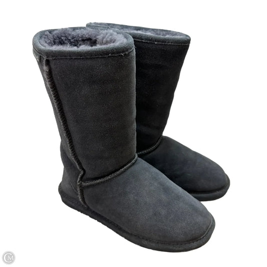 Boots Knee Flats By Bearpaw In Grey, Size: 6