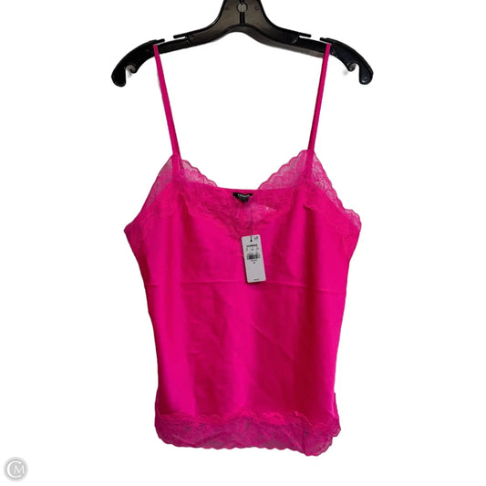 Top Sleeveless By Express In Pink, Size: M