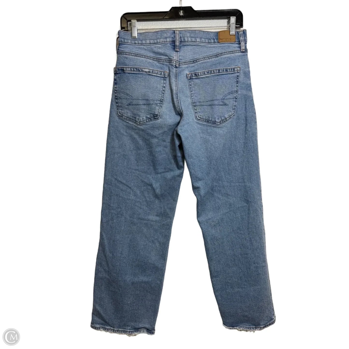 Jeans Wide Leg By American Eagle In Blue Denim, Size: 2