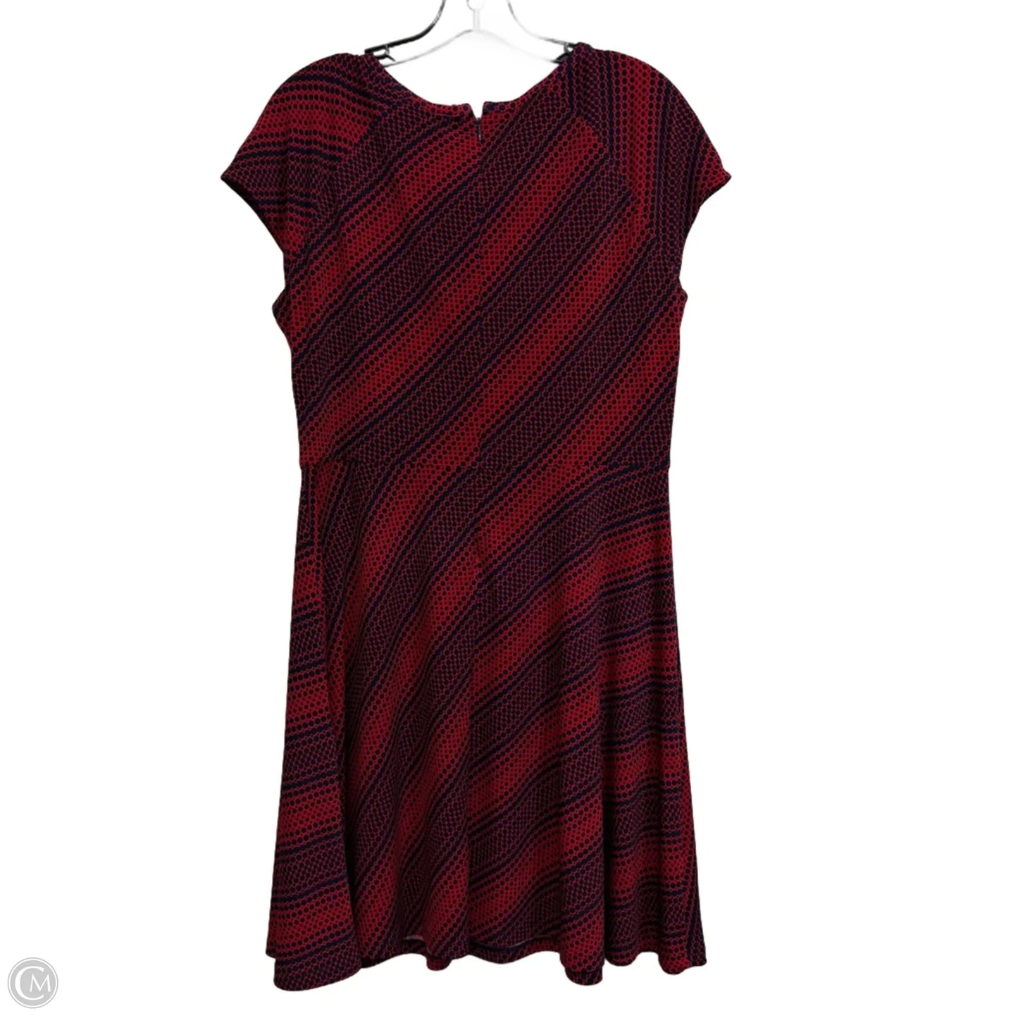 Dress Designer By Michael Kors In Red, Size: L