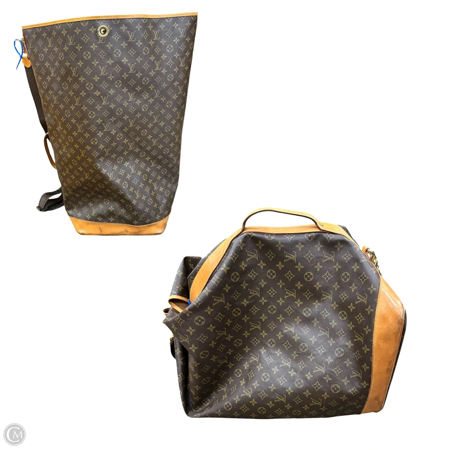 Reduced/final sale Sac Marin Bandoulière bag Luggage Luxury Designer By Louis Vuitton, Size: Large