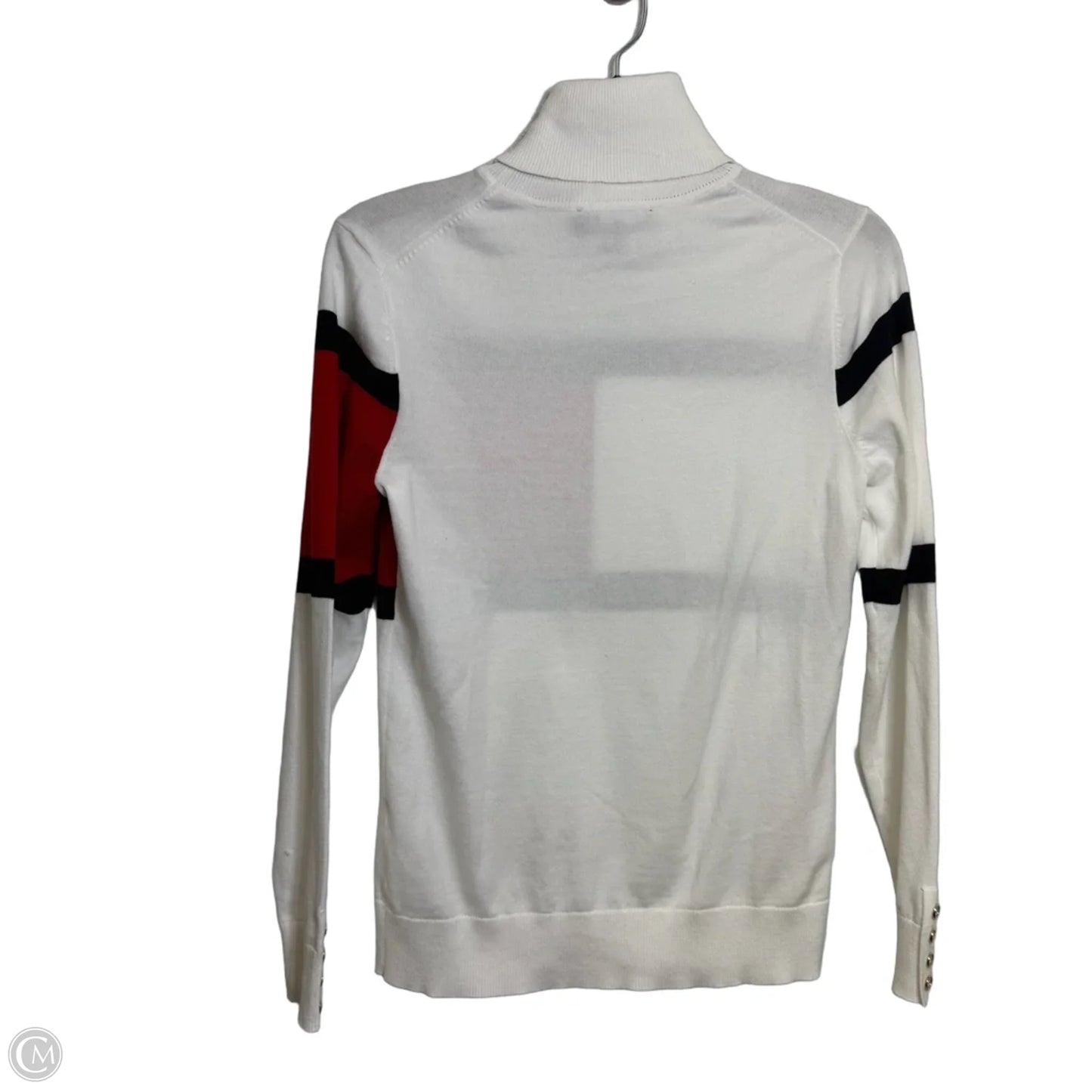 Top Long Sleeve By Tommy Hilfiger In Blue Red & White, Size: S