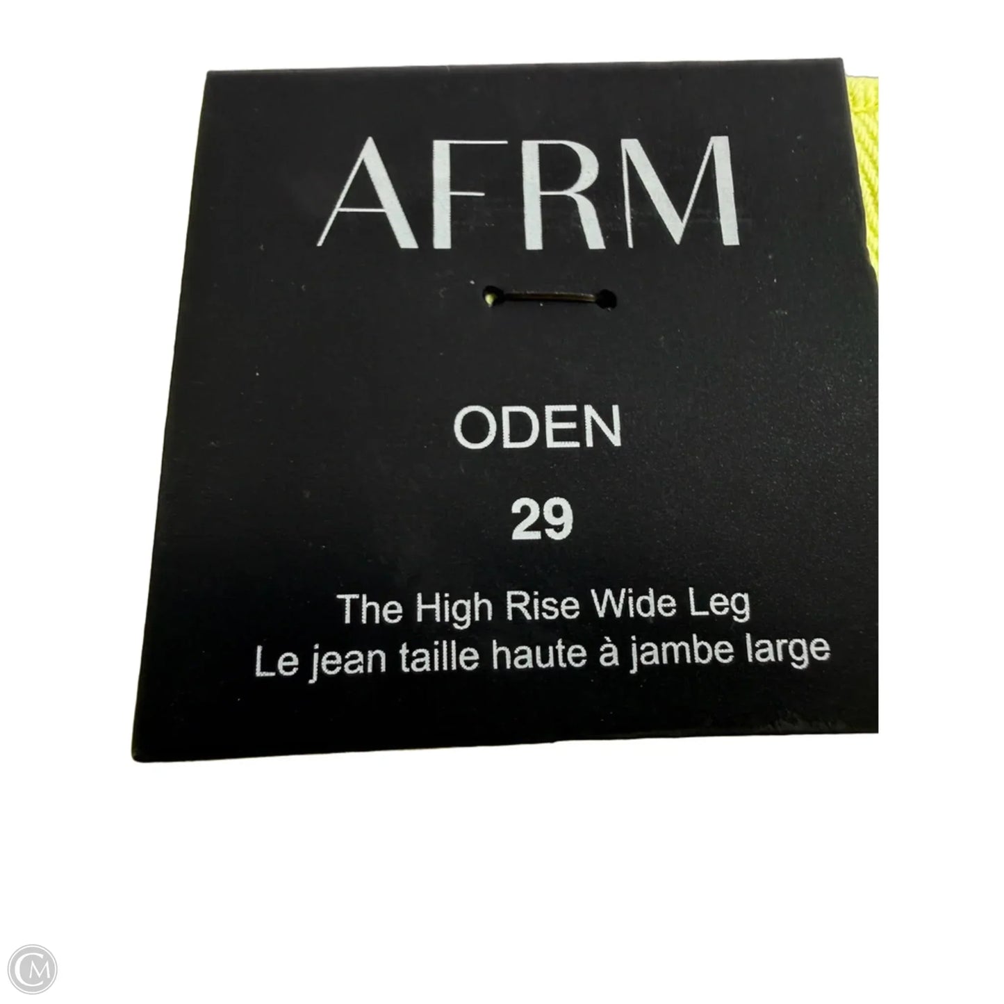 Jeans Flared By Afrm In Yellow, Size: 8