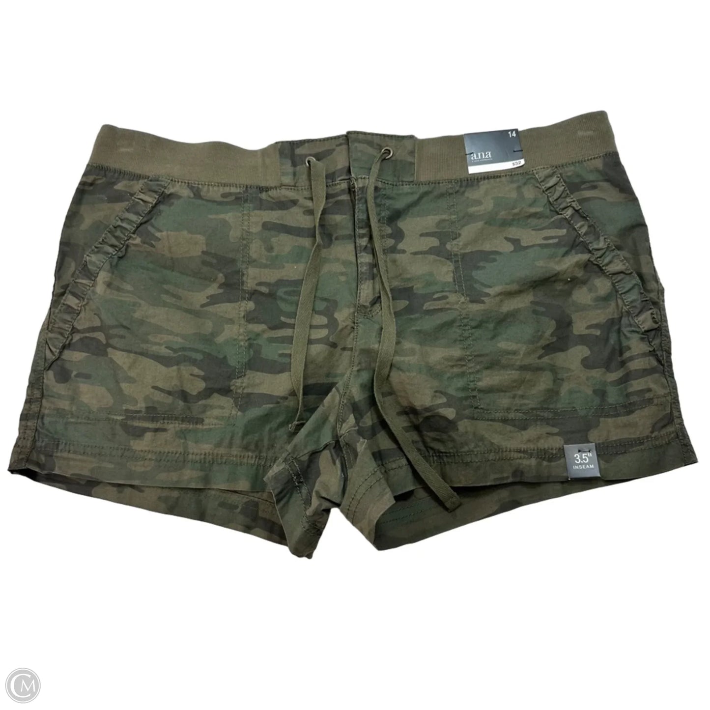 Shorts By Ana In Camouflage Print, Size: L
