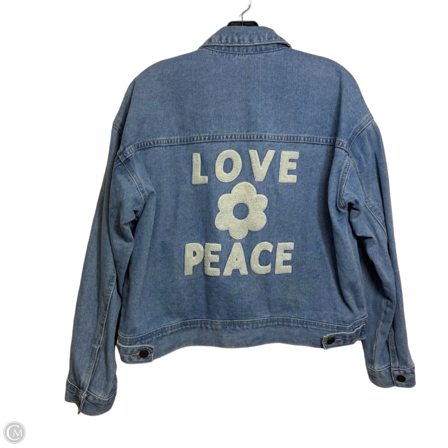 Jacket Denim By Clothes Mentor In Blue Denim, Size: S