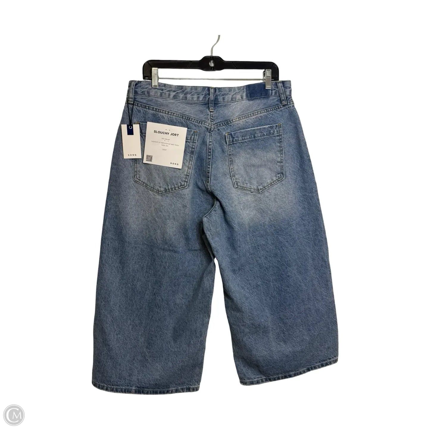 Slouchy jorts By Clothes Mentor In Blue Denim, Size: 10
