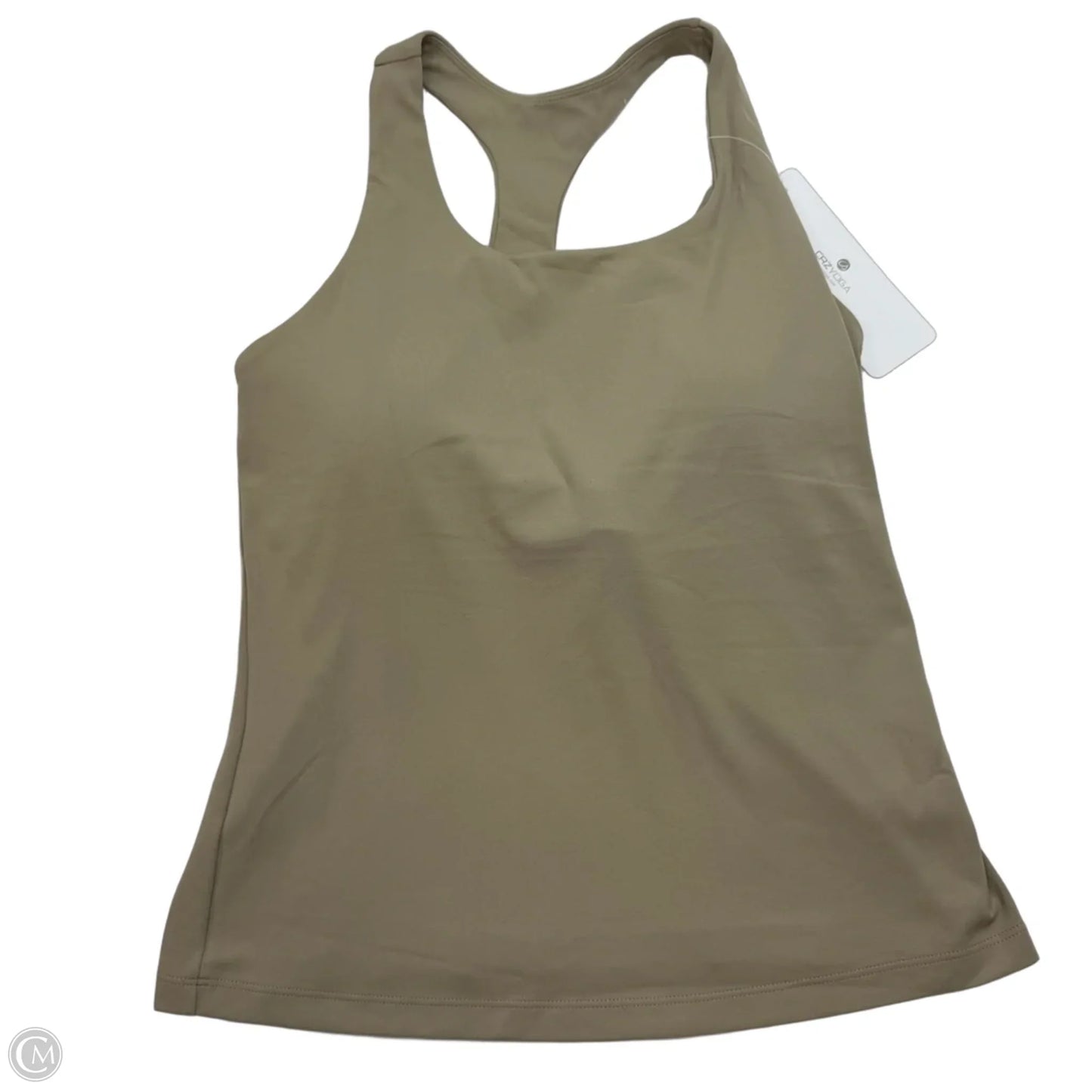 Athletic Tank Top By Crz Yoga In Tan, Size: M