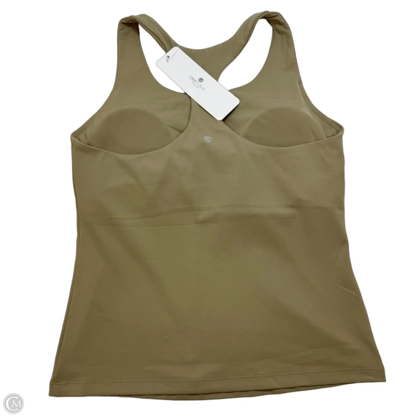 Athletic Tank Top By Crz Yoga In Tan, Size: M