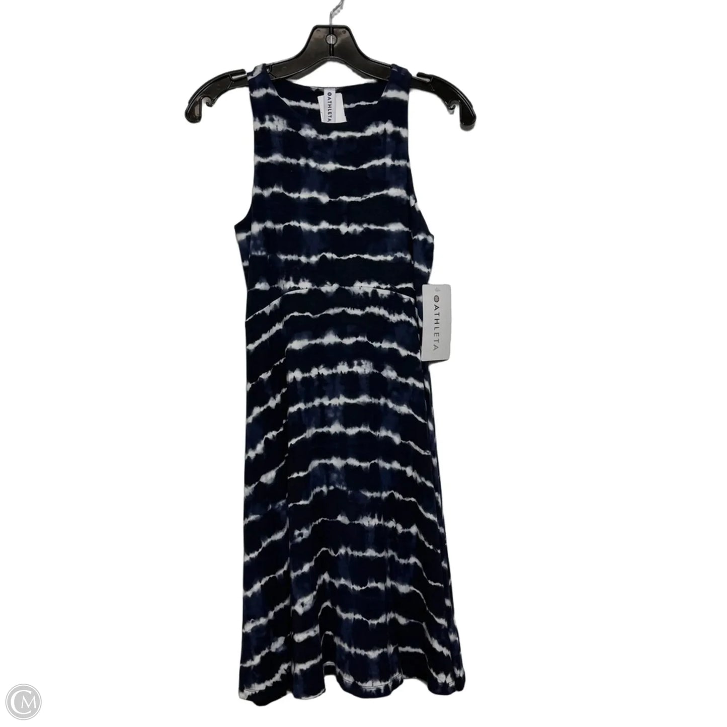 Dress Casual Maxi By Athleta In Blue & White, Size: Xs