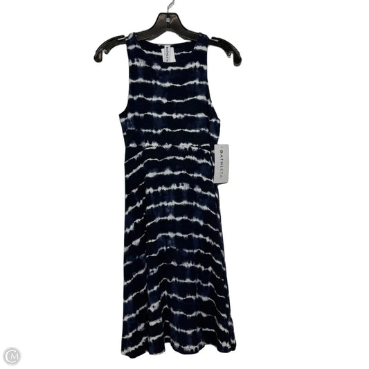 Dress Casual Maxi By Athleta In Blue & White, Size: Xs