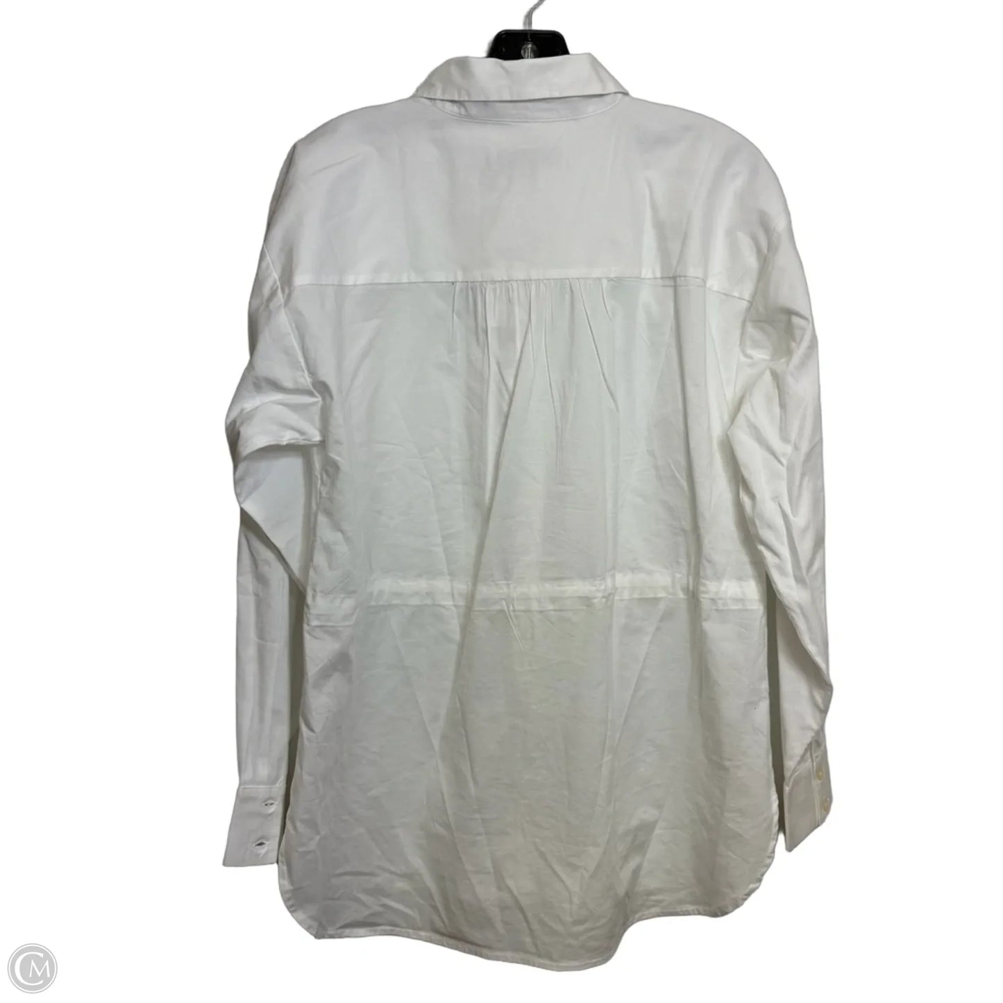 Top Long Sleeve By Loft In White, Size: S
