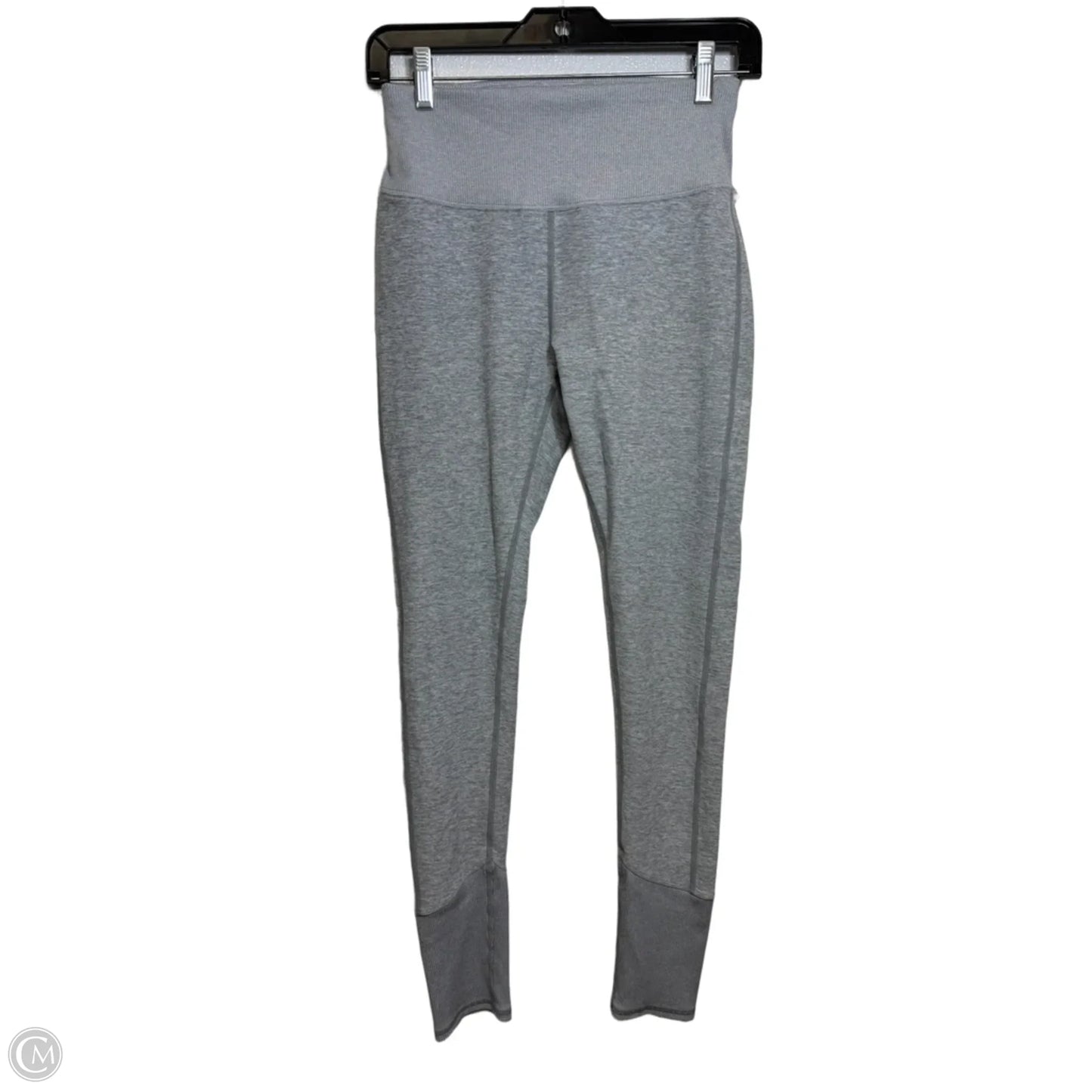 Athletic Leggings By Alo In Grey, Size: M