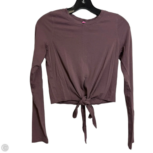 Top Long Sleeve By Lululemon In Purple, Size: S