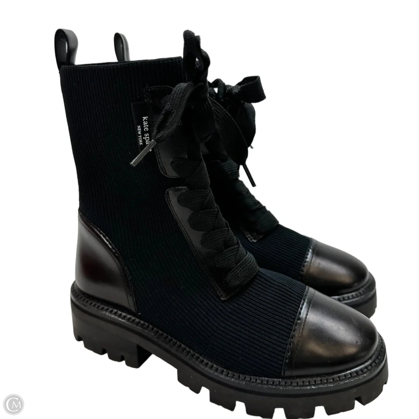 Boots Designer By Kate Spade In Black, Size: 7