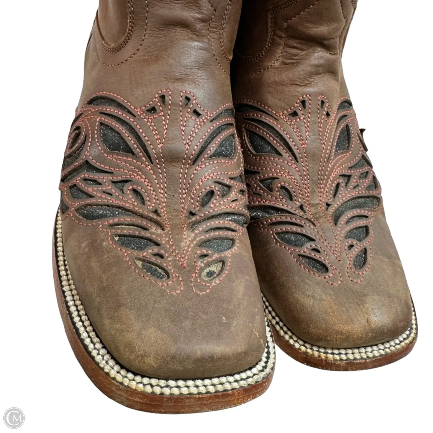 Boots Western By Clothes Mentor In Brown, Size: