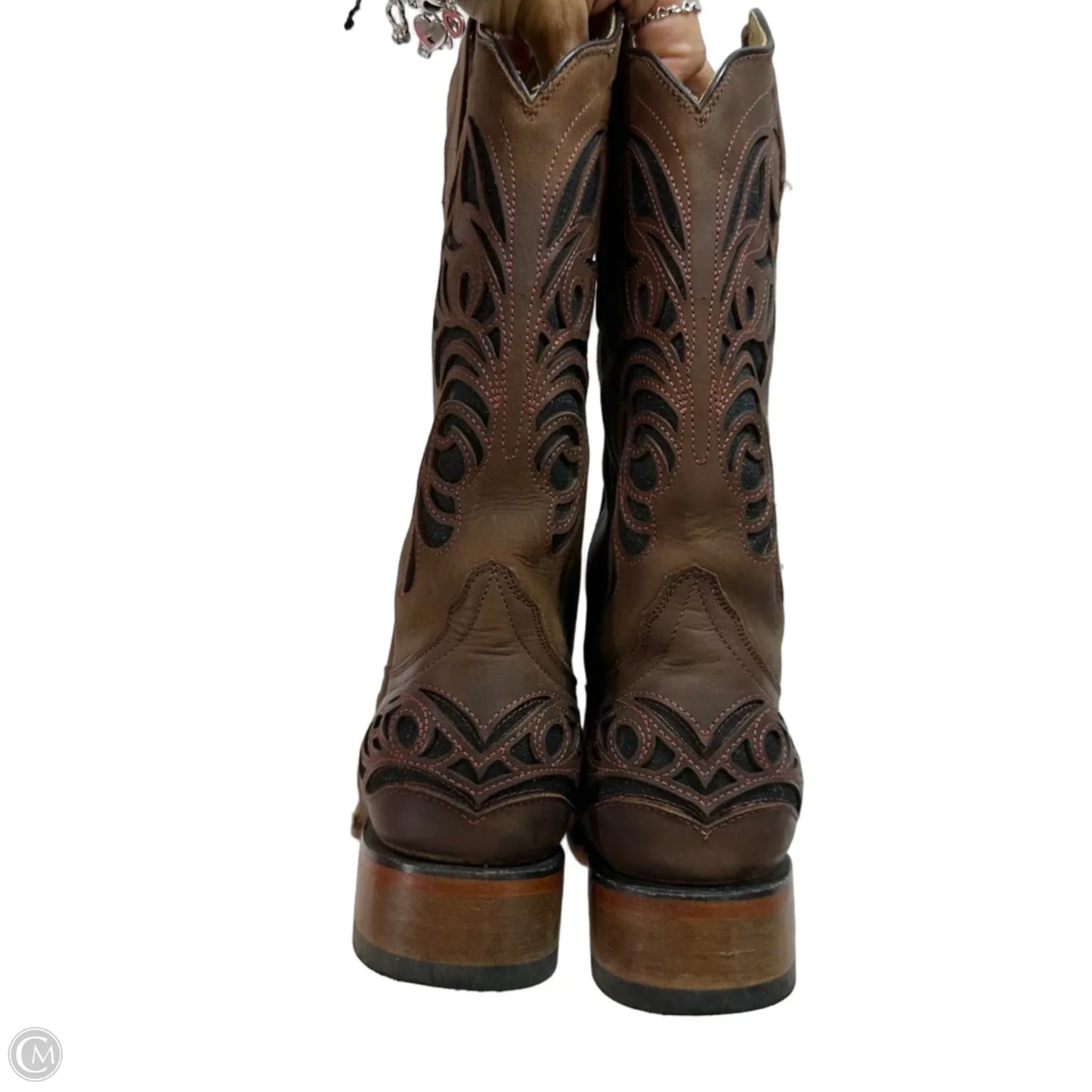 Boots Western By Clothes Mentor In Brown, Size: