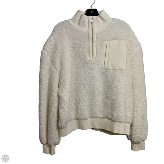 Top Long Sleeve Designer By Ugg In Ivory, Size: Xl