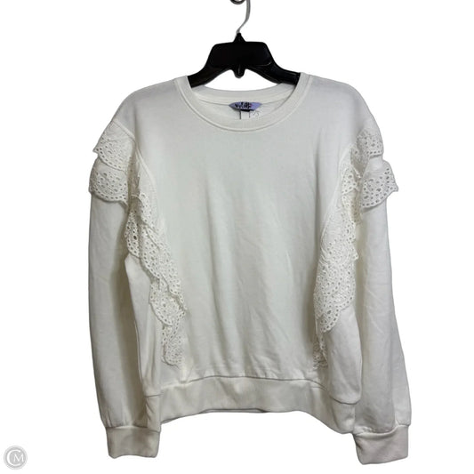 Top Long Sleeve By Clothes Mentor In White, Size: Xl