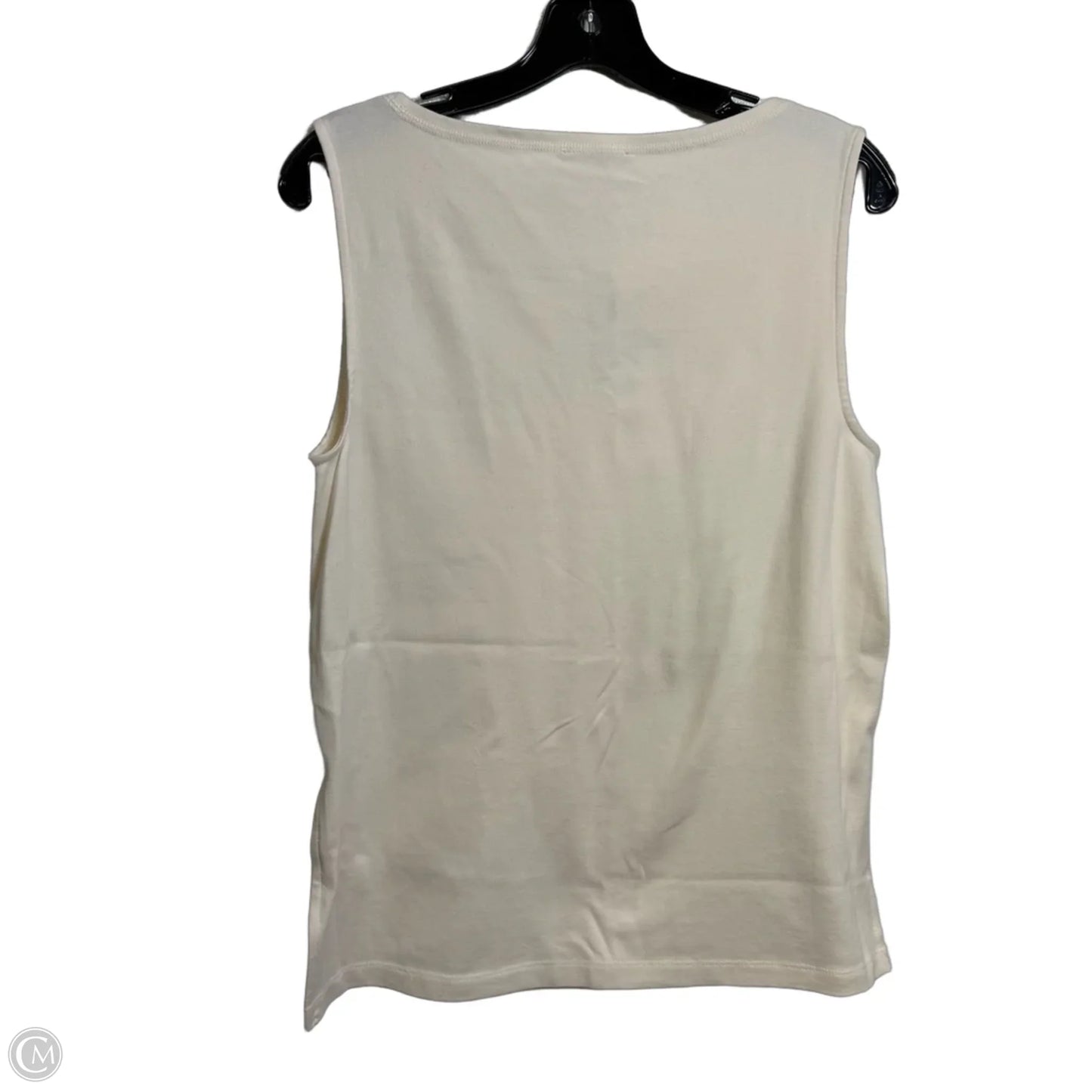 Top Sleeveless By Madewell In Ivory, Size: L
