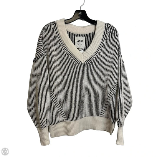 Sweater By Aerie In Black & White, Size: Xxs