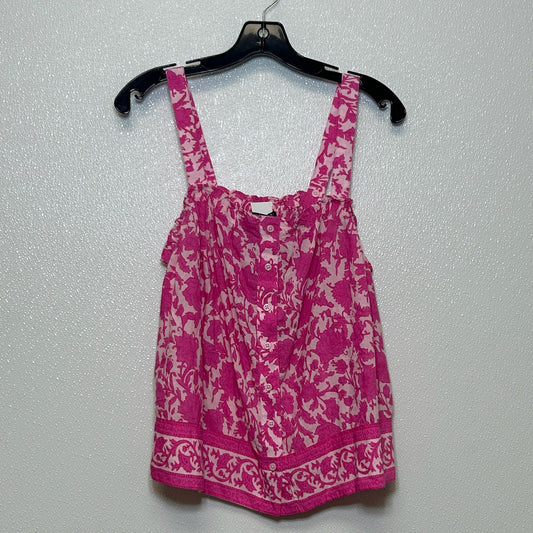 Pink Top Sleeveless J Crew, Size M