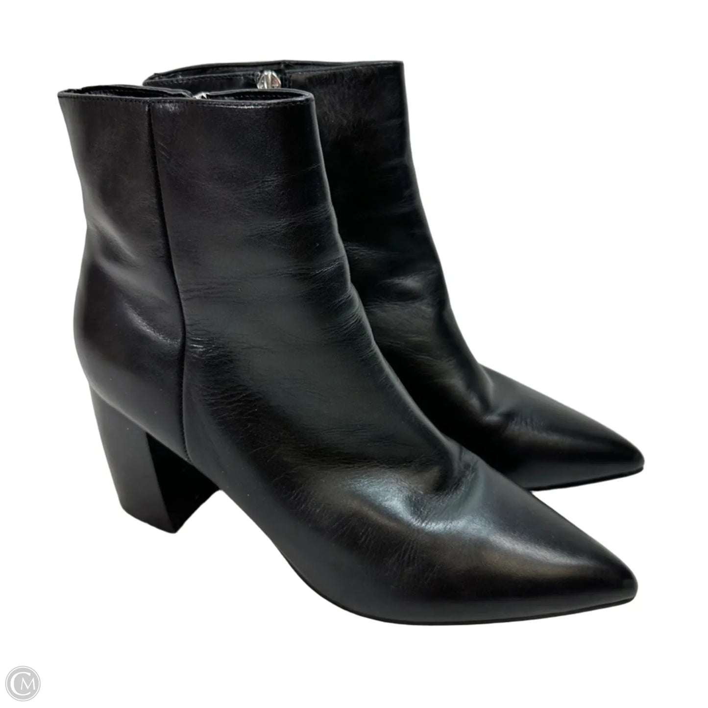 Boots Ankle Heels By Marc Fisher In Black, Size: 10