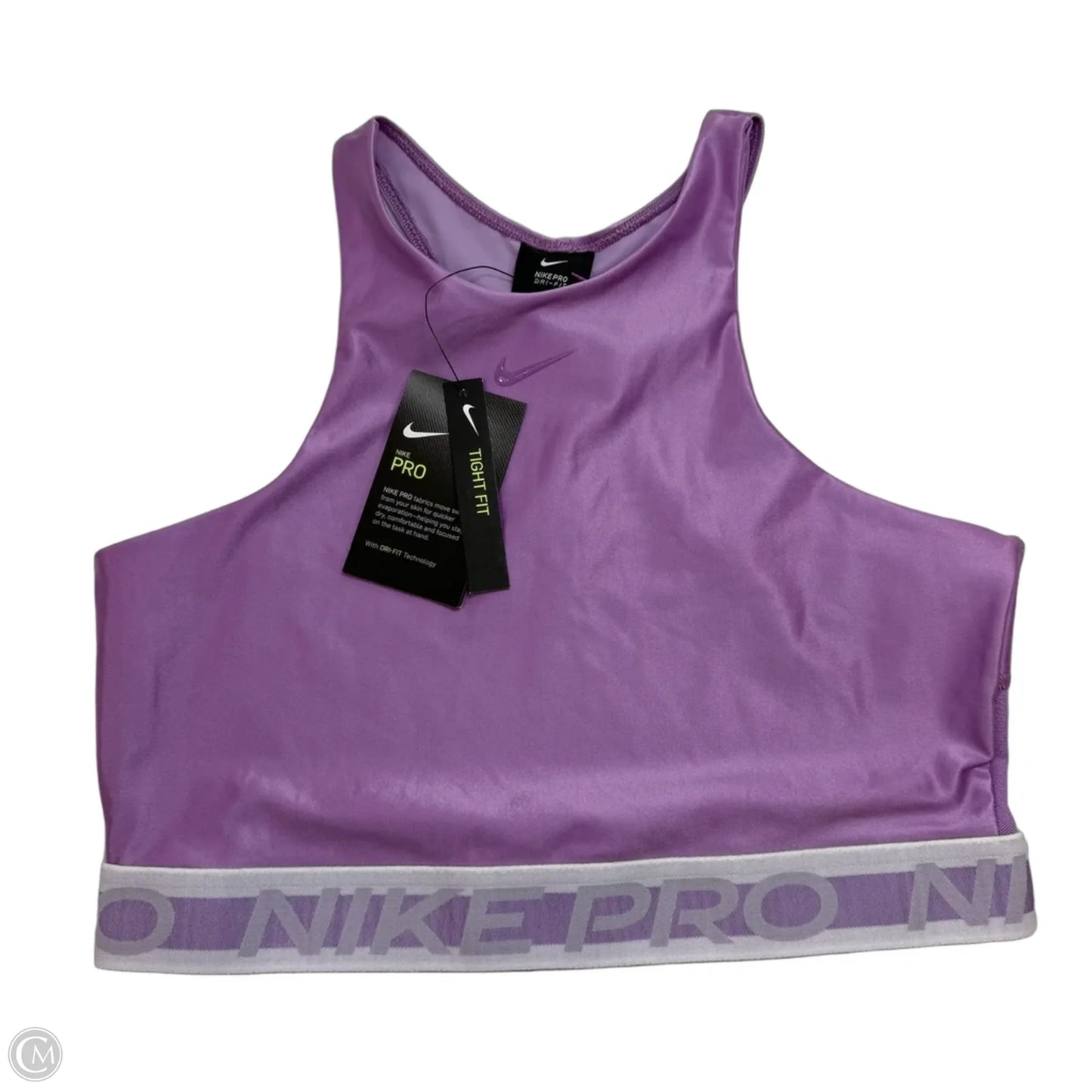 Athletic Bra By Nike In Purple, Size: M