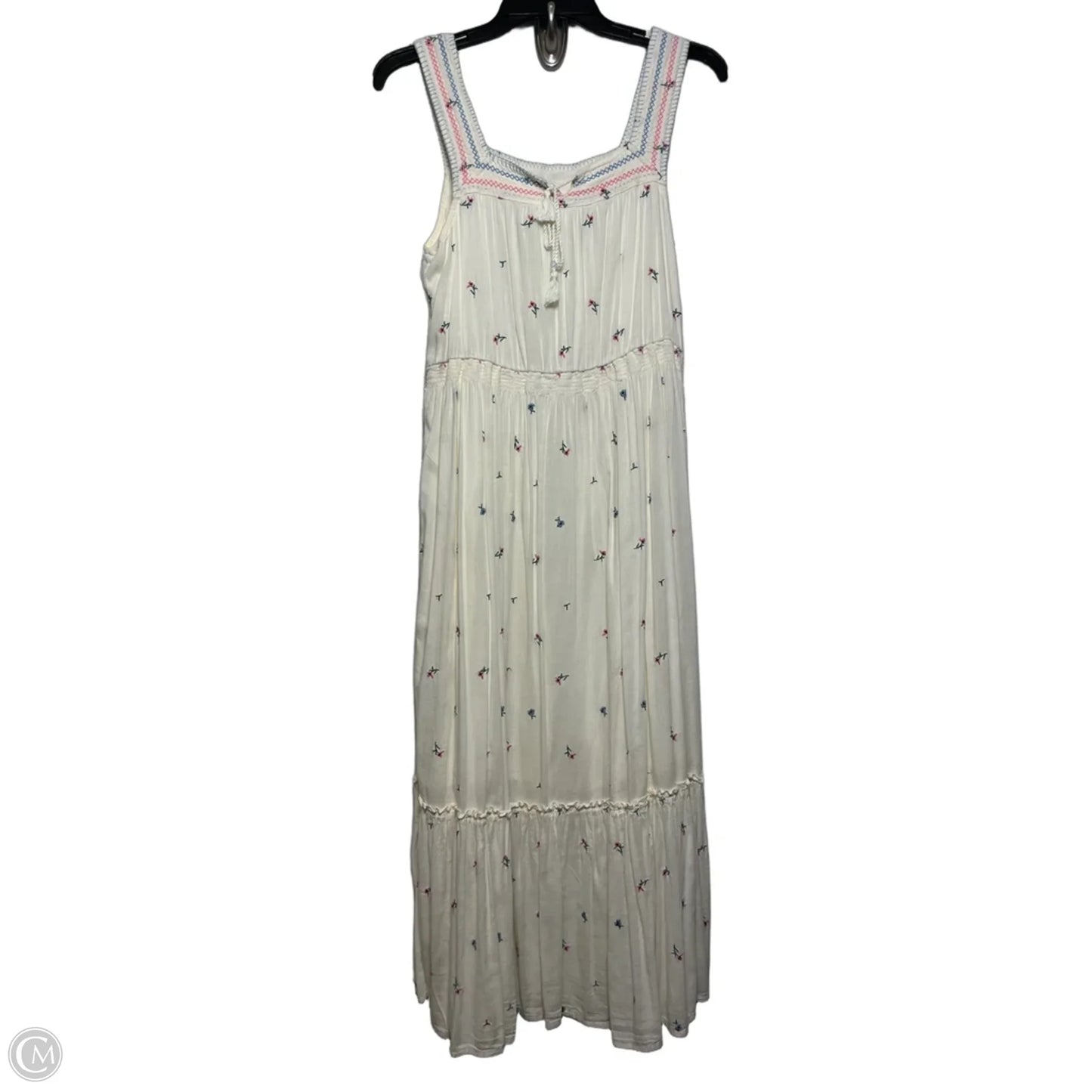 Dress Casual Maxi By Old Navy In White, Size: M