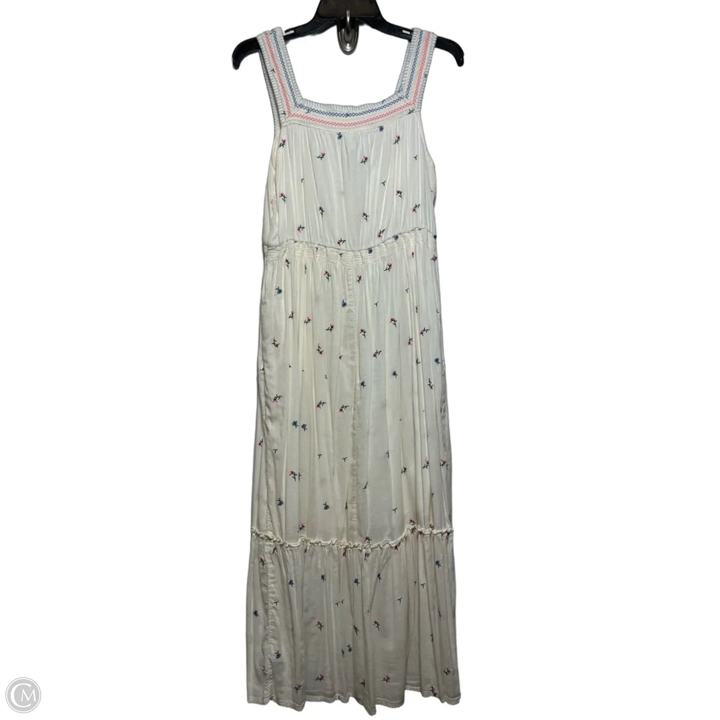Dress Casual Maxi By Old Navy In White, Size: M