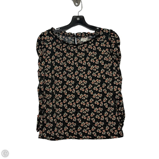 Top Long Sleeve By Max Studio In Floral Print, Size: Xs