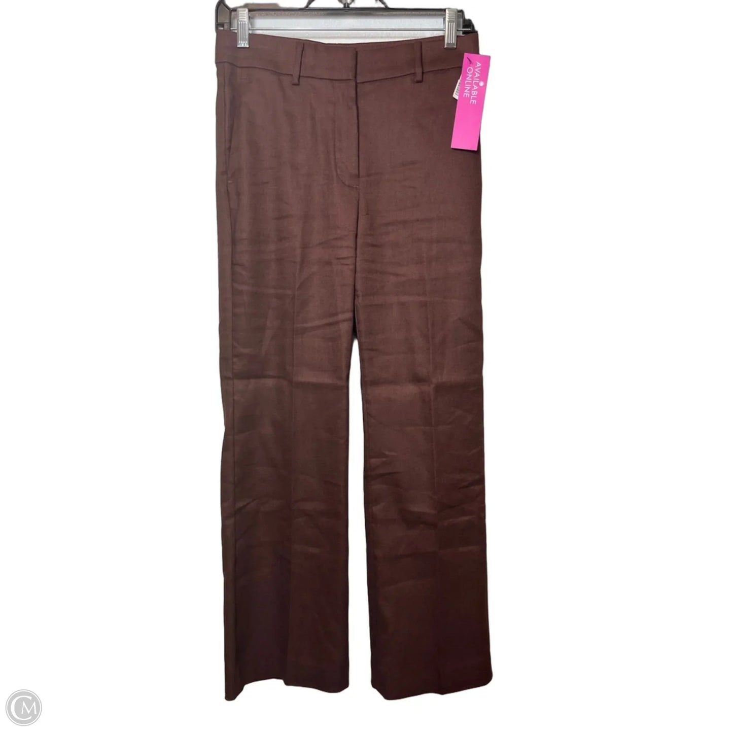 Pants Linen By Ann Taylor In Brown, Size: 0P