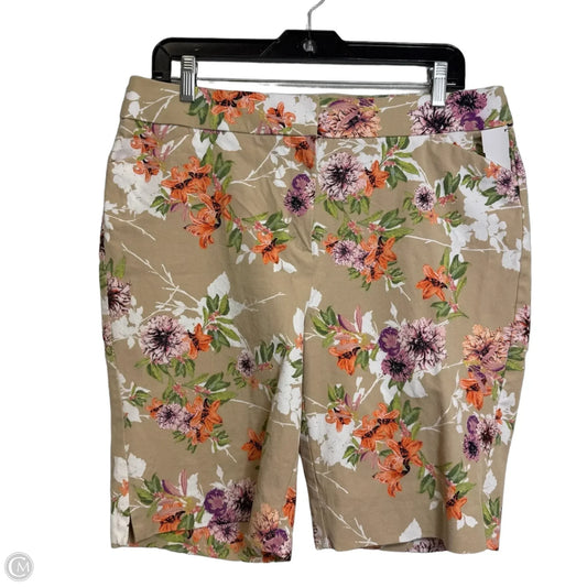 Shorts By Chicos In Floral Print, Size: 10