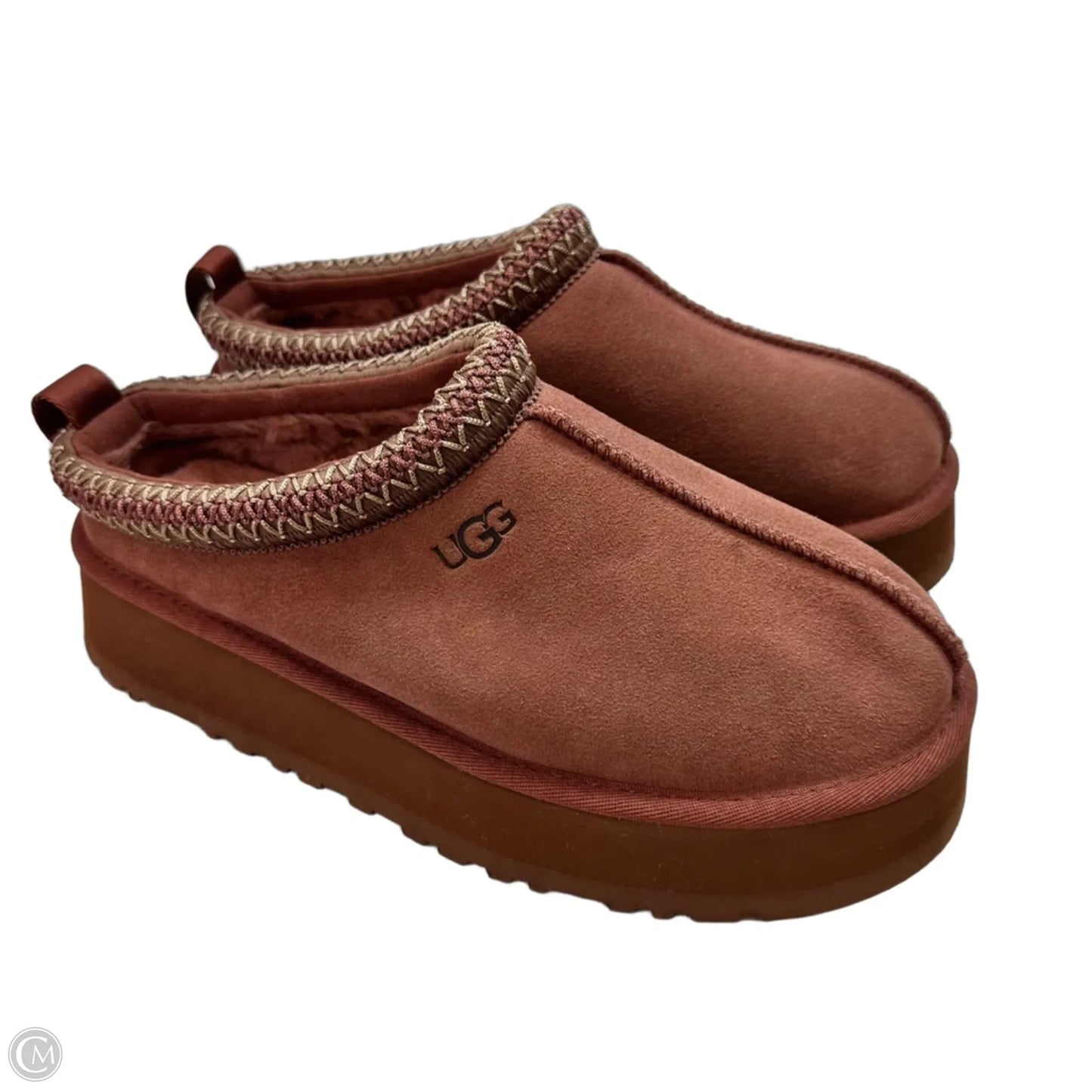 Platform Shoes Designer By Ugg In Maroon, Size: 9