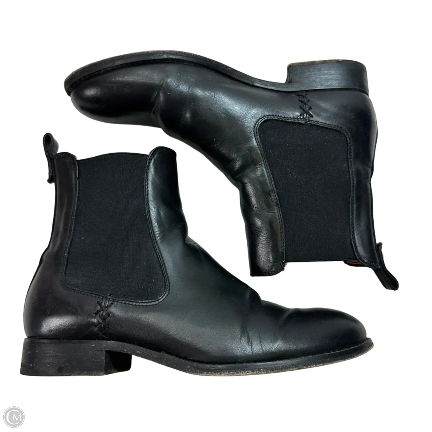 Boots Designer By Frye In Black, Size: 7