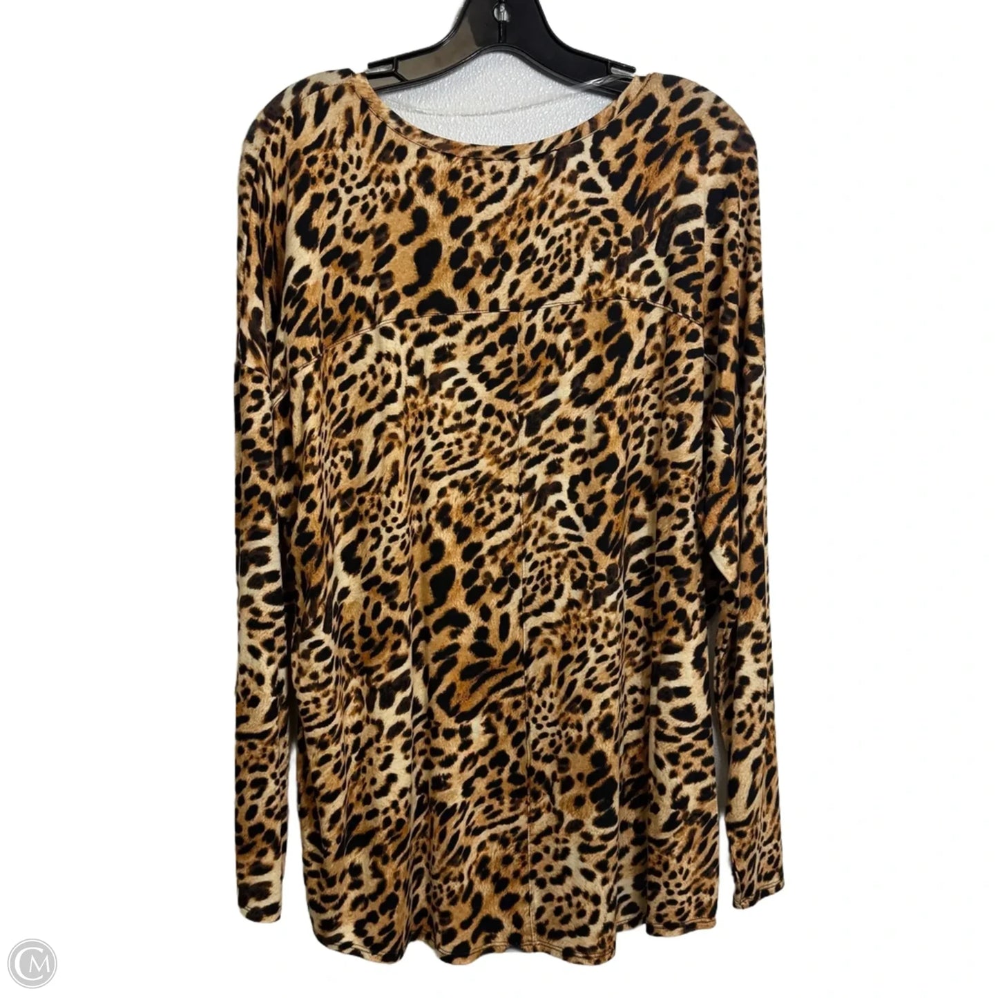 Top Long Sleeve By Inc In Animal Print, Size: Xl