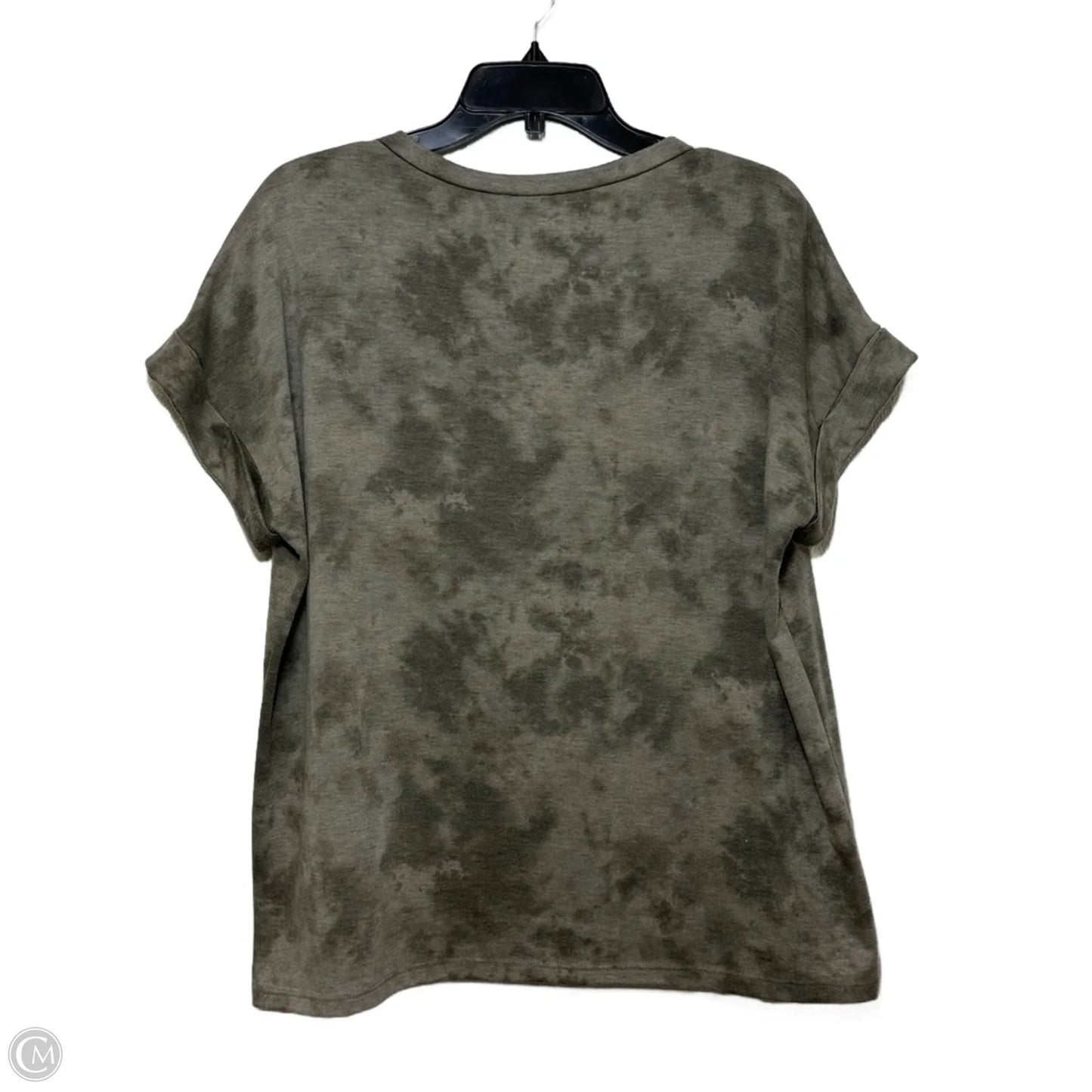 Top Short Sleeve By Gilli In Grey, Size: L