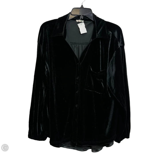 Top Long Sleeve By Jodifl In Black, Size: 1x