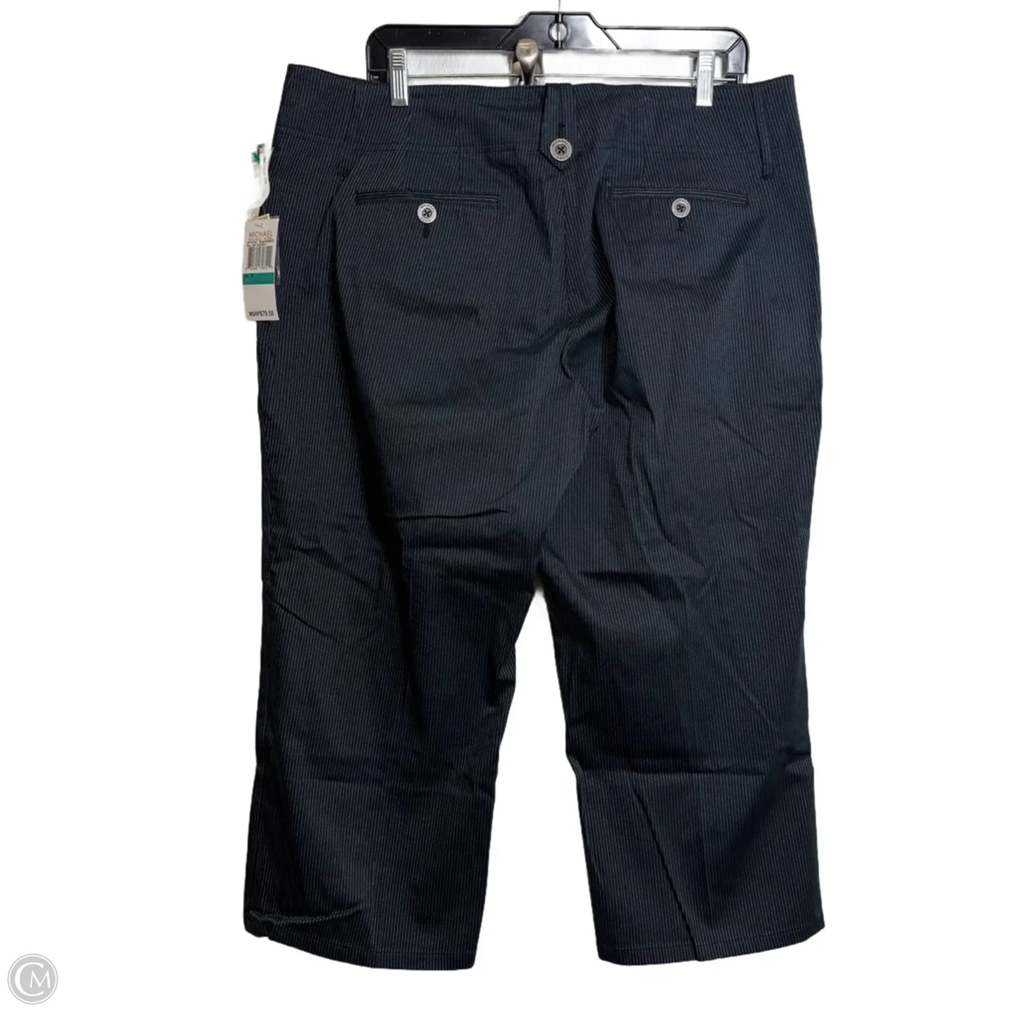 Capris By Michael By Michael Kors In Black, Size: 16