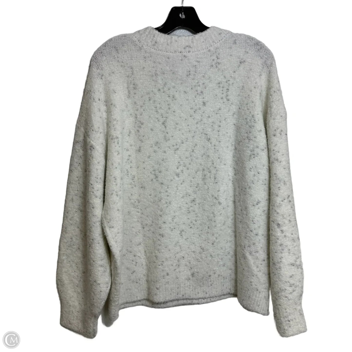 Sweater By Loft In White, Size: L
