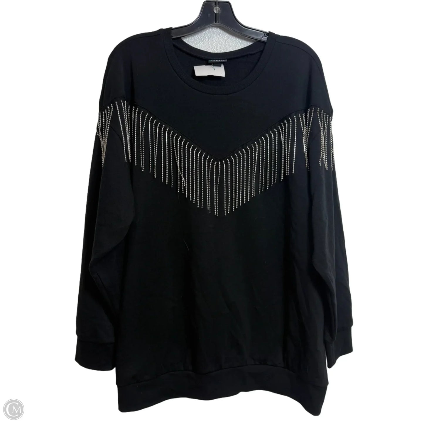 Sweatshirt Crewneck By Torrid In Black, Size: 2x