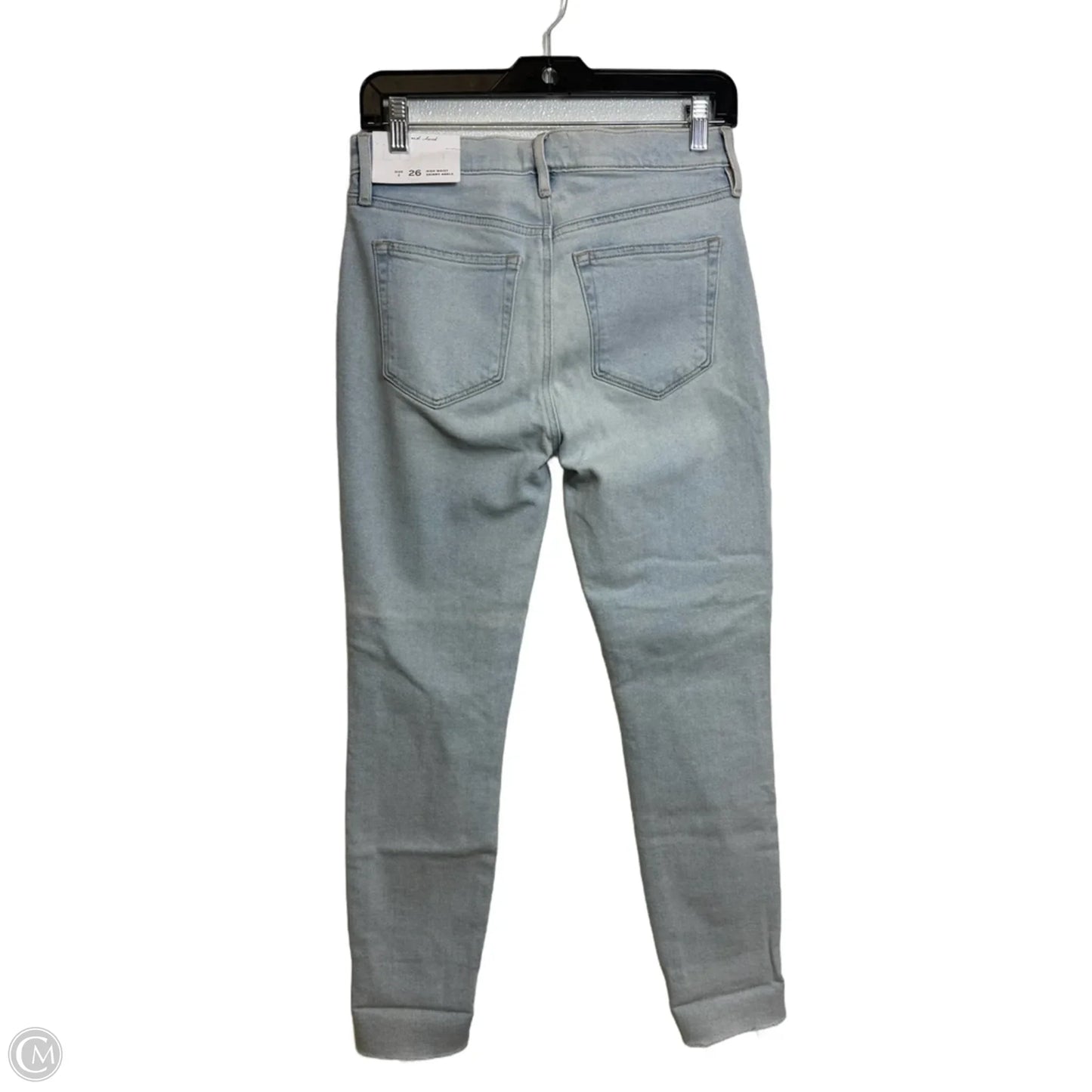 Jeans Cropped By Loft In Blue Denim, Size: 2