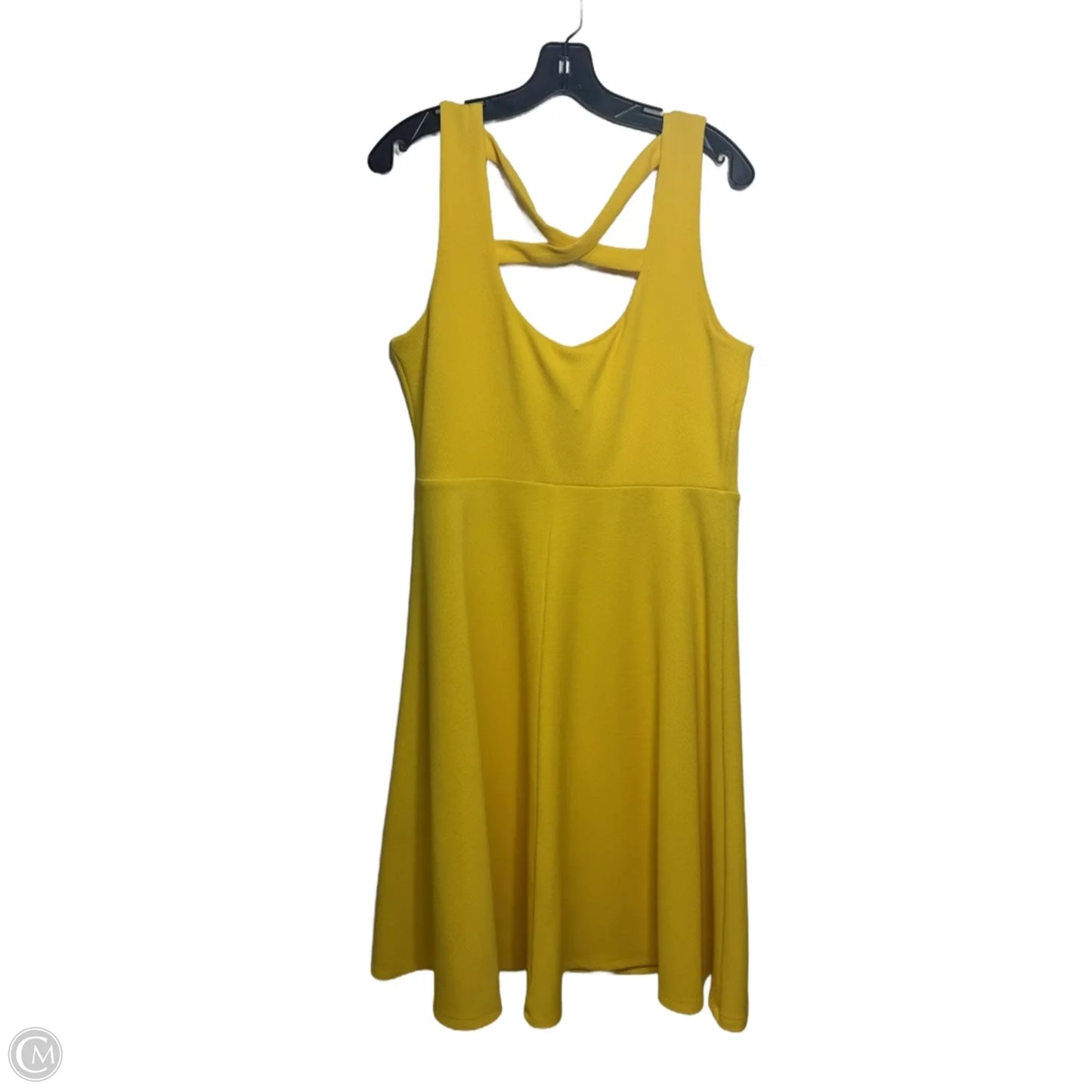 Dress Casual Midi By Torrid In Yellow, Size: 1x