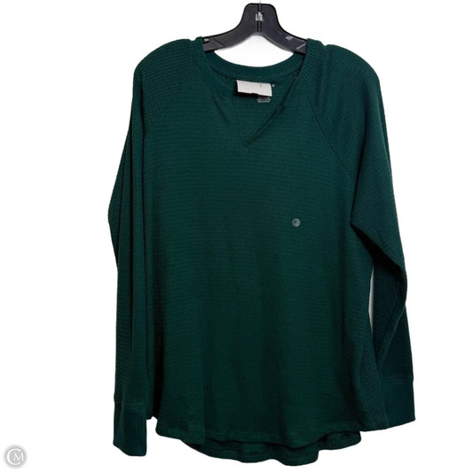 Top Long Sleeve By American Eagle In Green, Size: Xl