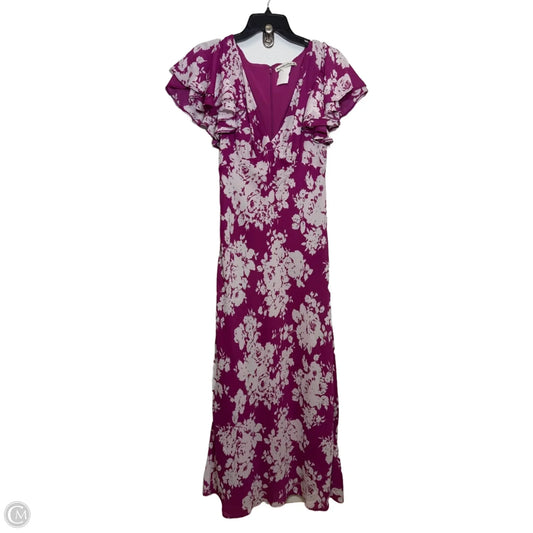 Dress Party Long By Abercrombie And Fitch In Pink, Size: M