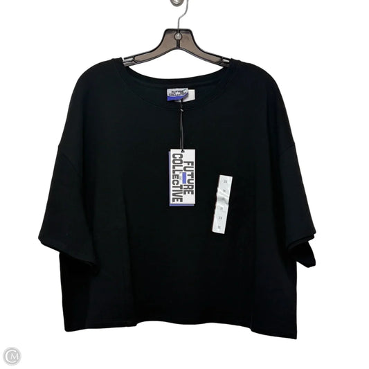 Athletic Top Short Sleeve By Future Collective In Black, Size: 3x