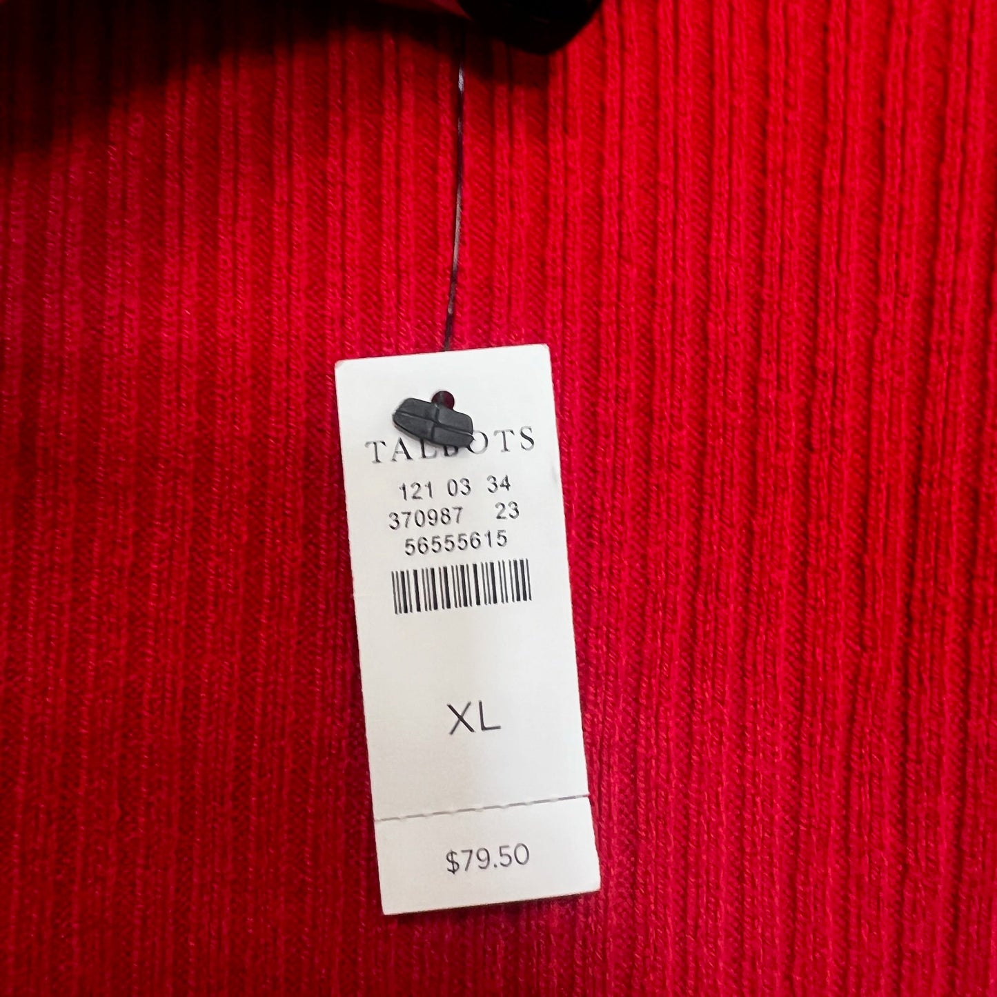 Sweater By Talbots In Red, Size: Xl